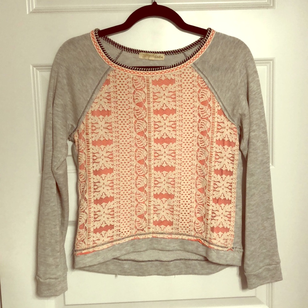 Front-Lace Pullover (Size XS)